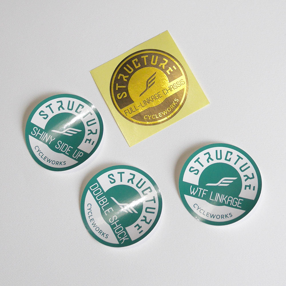Structure Sticker Structure Merchandise - StructureCycles